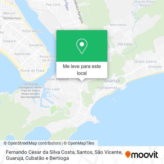 Fernando César da Silva Costa mapa