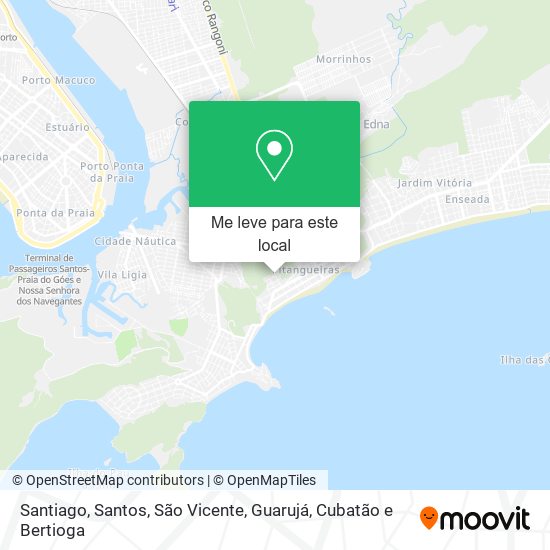 Santiago mapa