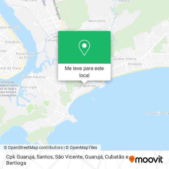 Cpk Guarujá mapa