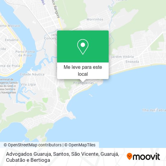 Advogados Guaruja mapa