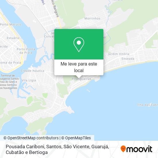 Pousada Cariboni mapa