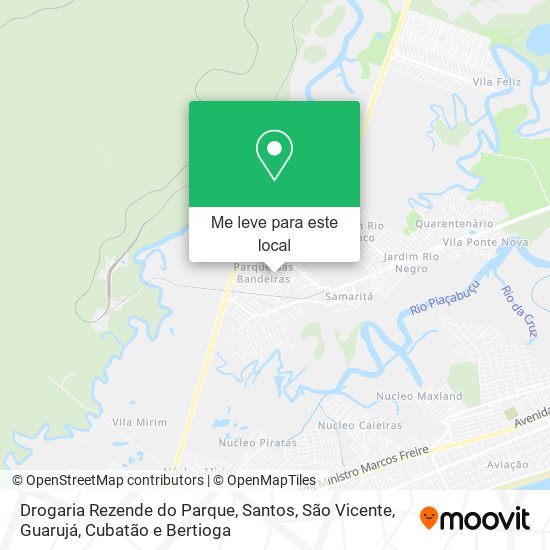 Drogaria Rezende do Parque mapa