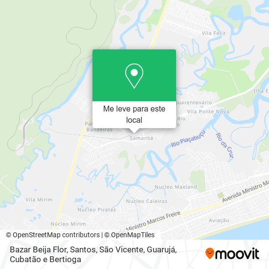 Bazar Beija Flor mapa