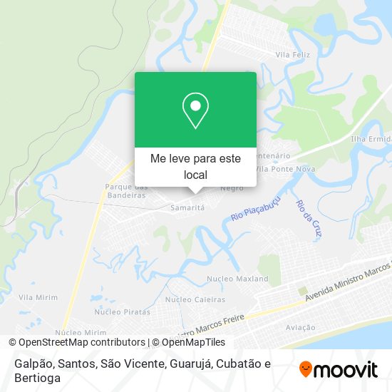 Galpão mapa