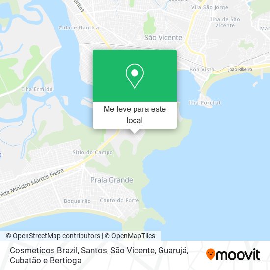 Cosmeticos Brazil mapa