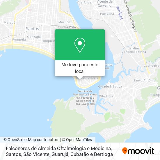 Falconeres de Almeida Oftalmologia e Medicina mapa