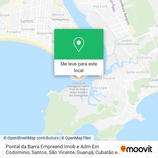 Pontal da Barra Empreend Imob e Adm Em Codominio mapa