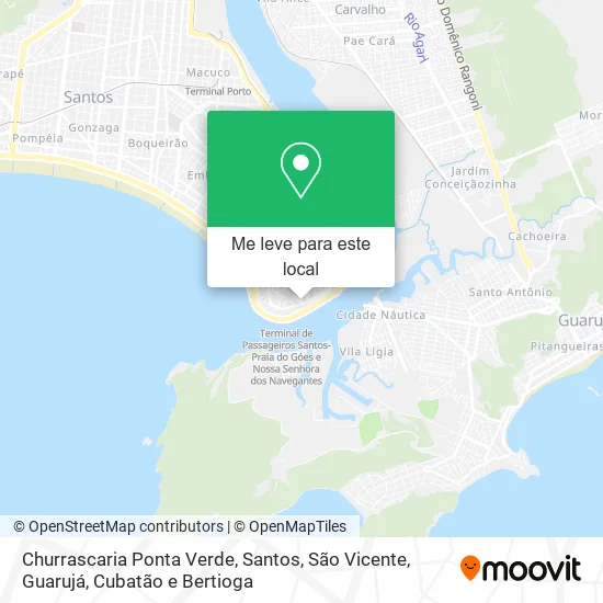 Churrascaria Ponta Verde mapa