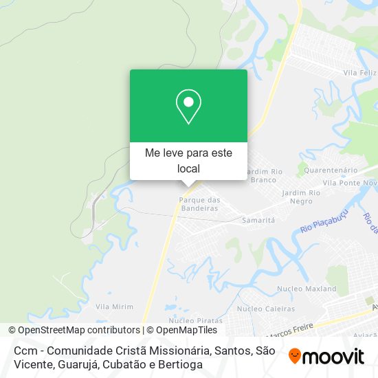 Ccm - Comunidade Cristã Missionária mapa