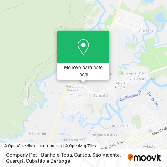 Company Pet - Banho e Tosa mapa