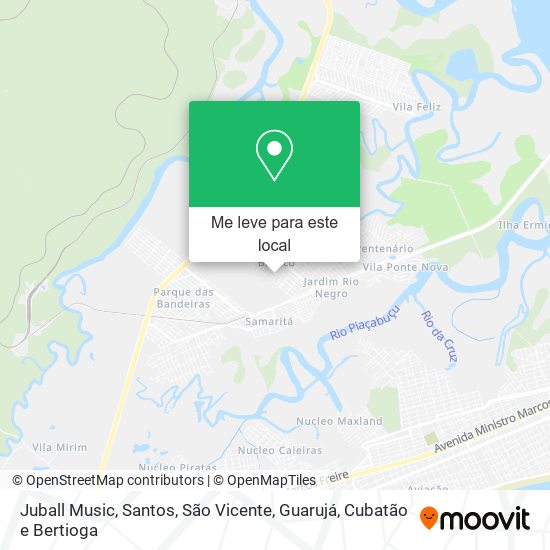 Juball Music mapa