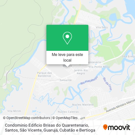 Condominio Edificio Brisas do Quarentenario mapa
