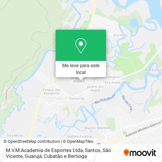 M.V.M.Academia de Esportes Ltda mapa