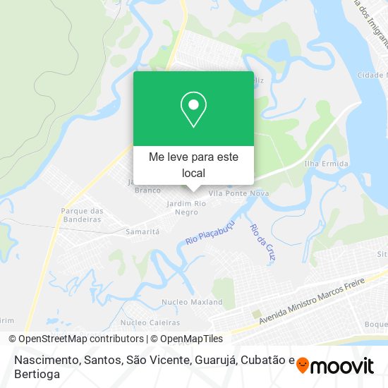 Nascimento mapa