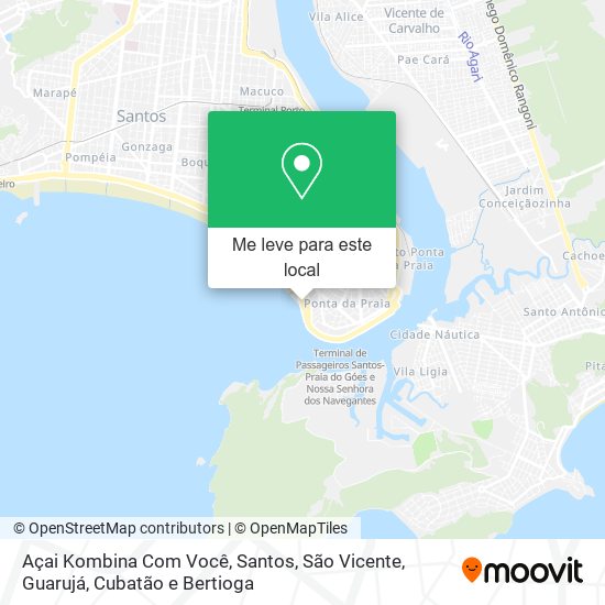 Açai Kombina Com Você mapa