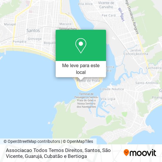 Associacao Todos Temos Direitos mapa