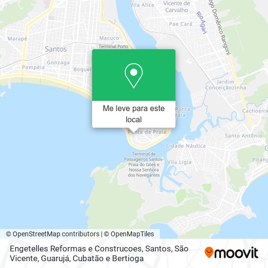 Engetelles Reformas e Construcoes mapa