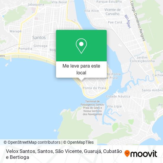 Velox Santos mapa