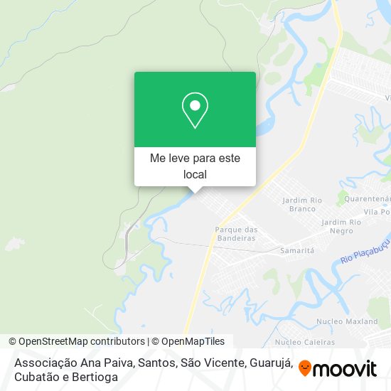 Associação Ana Paiva mapa