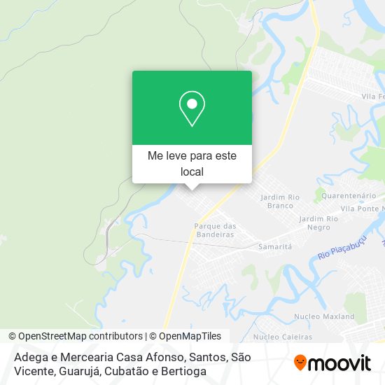 Adega e Mercearia Casa Afonso mapa