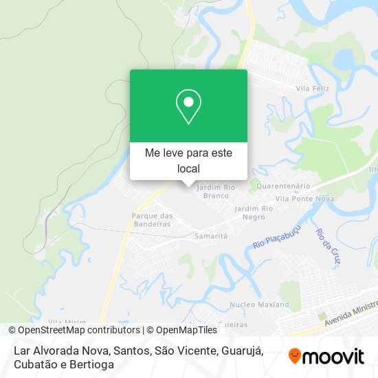 Lar Alvorada Nova mapa