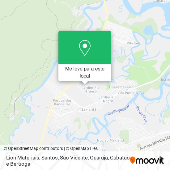 Lion Materiais mapa