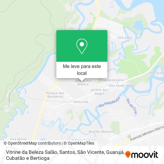 Vitrine da Beleza Salão mapa