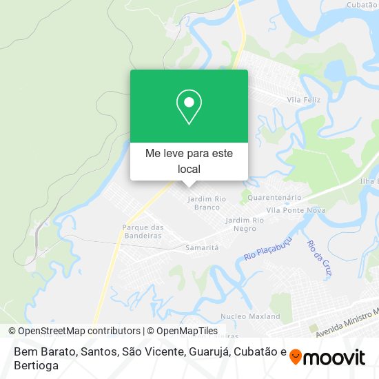 Bem Barato mapa