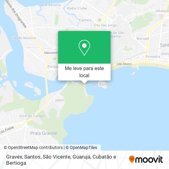 Gravex mapa