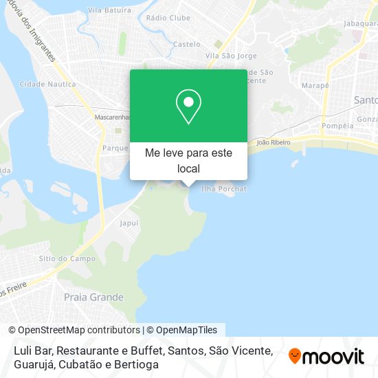 Luli Bar, Restaurante e Buffet mapa