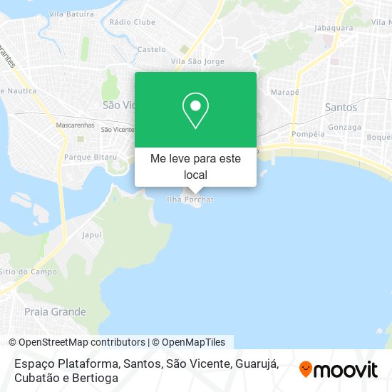 Espaço Plataforma mapa