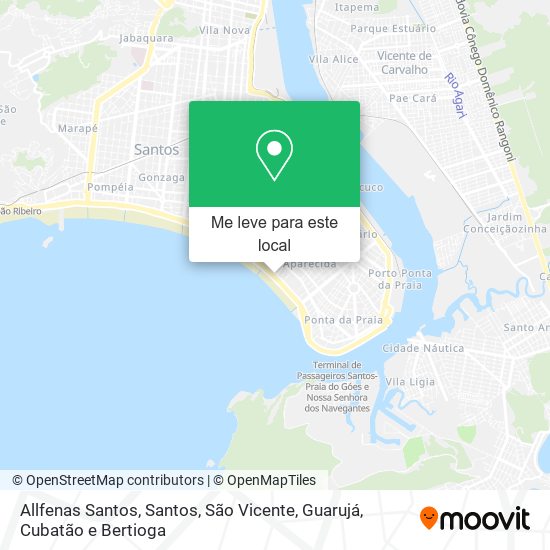 Allfenas Santos mapa