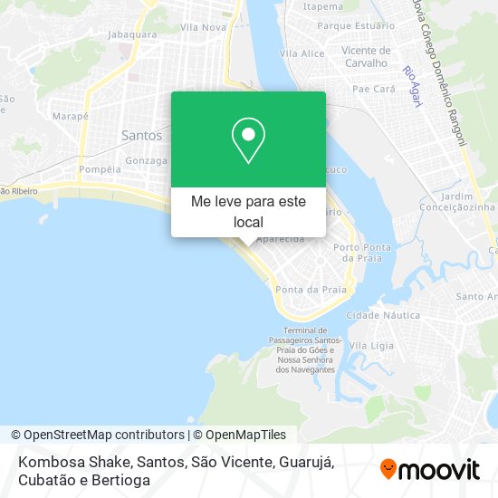 Kombosa Shake mapa