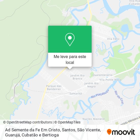 Ad Semente da Fe Em Cristo mapa