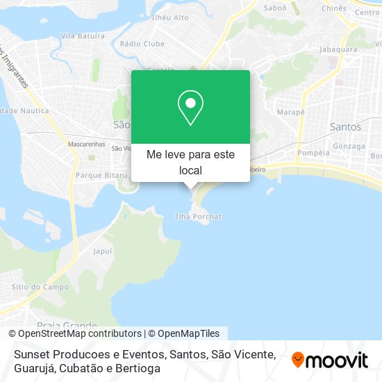 Sunset Producoes e Eventos mapa