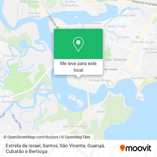Estrela de Israel mapa