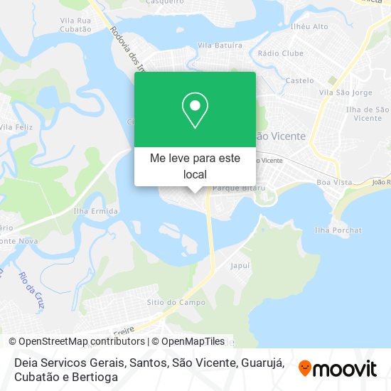 Deia Servicos Gerais mapa