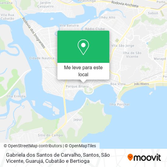 Gabriela dos Santos de Carvalho mapa