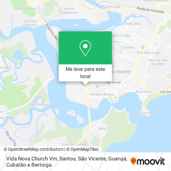 Vida Nova Church Vm mapa