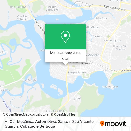 Ar Car Mecânica Automotiva mapa