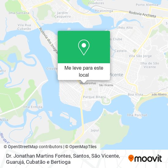 Dr. Jonathan Martins Fontes mapa