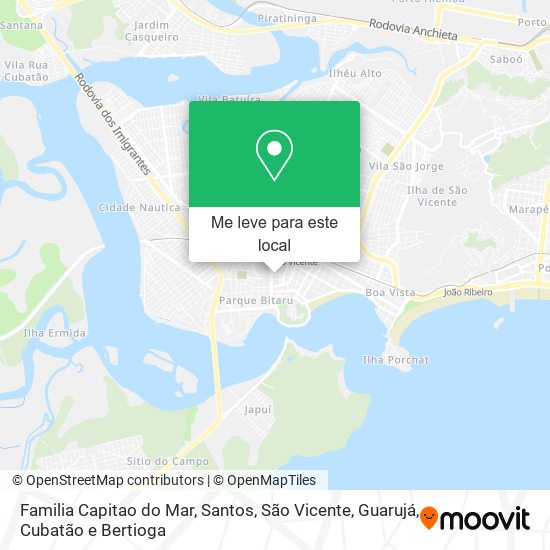 Familia Capitao do Mar mapa