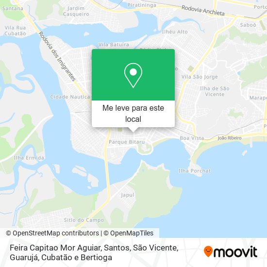 Feira Capitao Mor Aguiar mapa