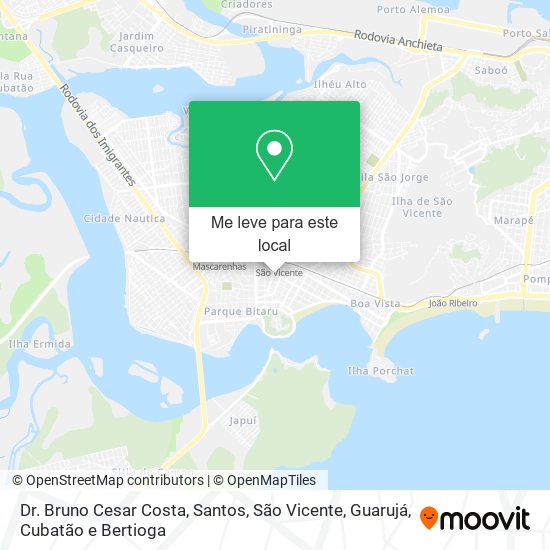 Dr. Bruno Cesar Costa mapa