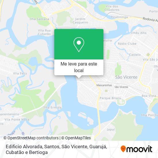 Edificio Alvorada mapa