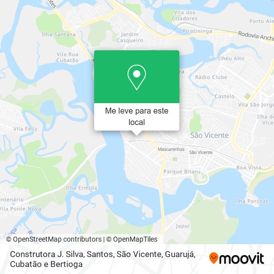 Construtora J. Silva mapa