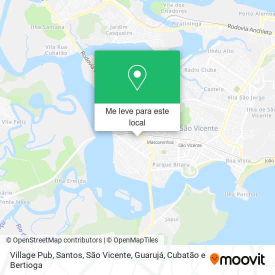 Village Pub mapa