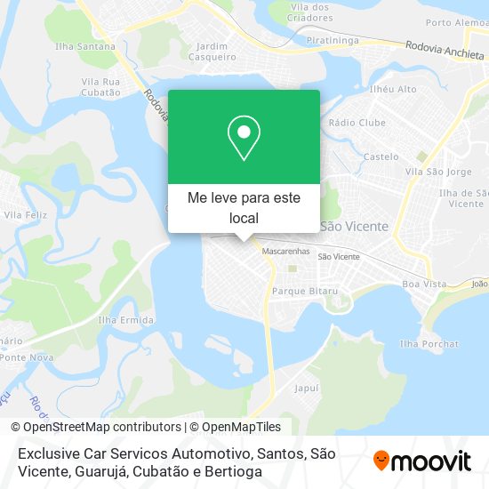 Exclusive Car Servicos Automotivo mapa