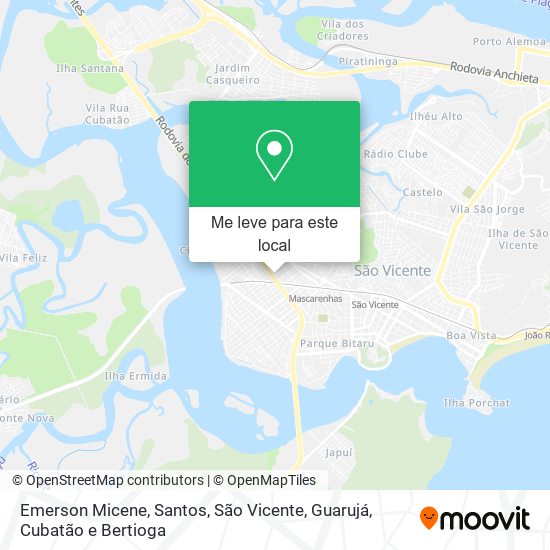 Emerson Micene mapa