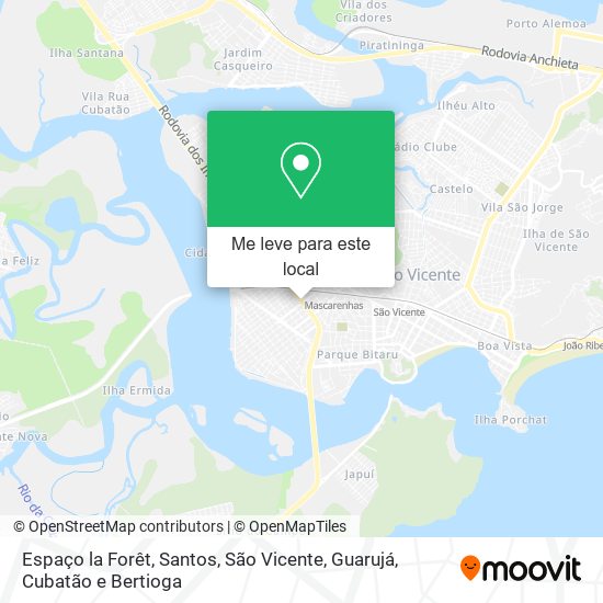 Espaço la Forêt mapa
